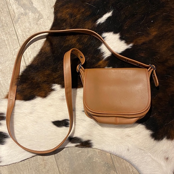 Coach Handbags - Coach Limited Edition Tan Leather Crossbody Bag